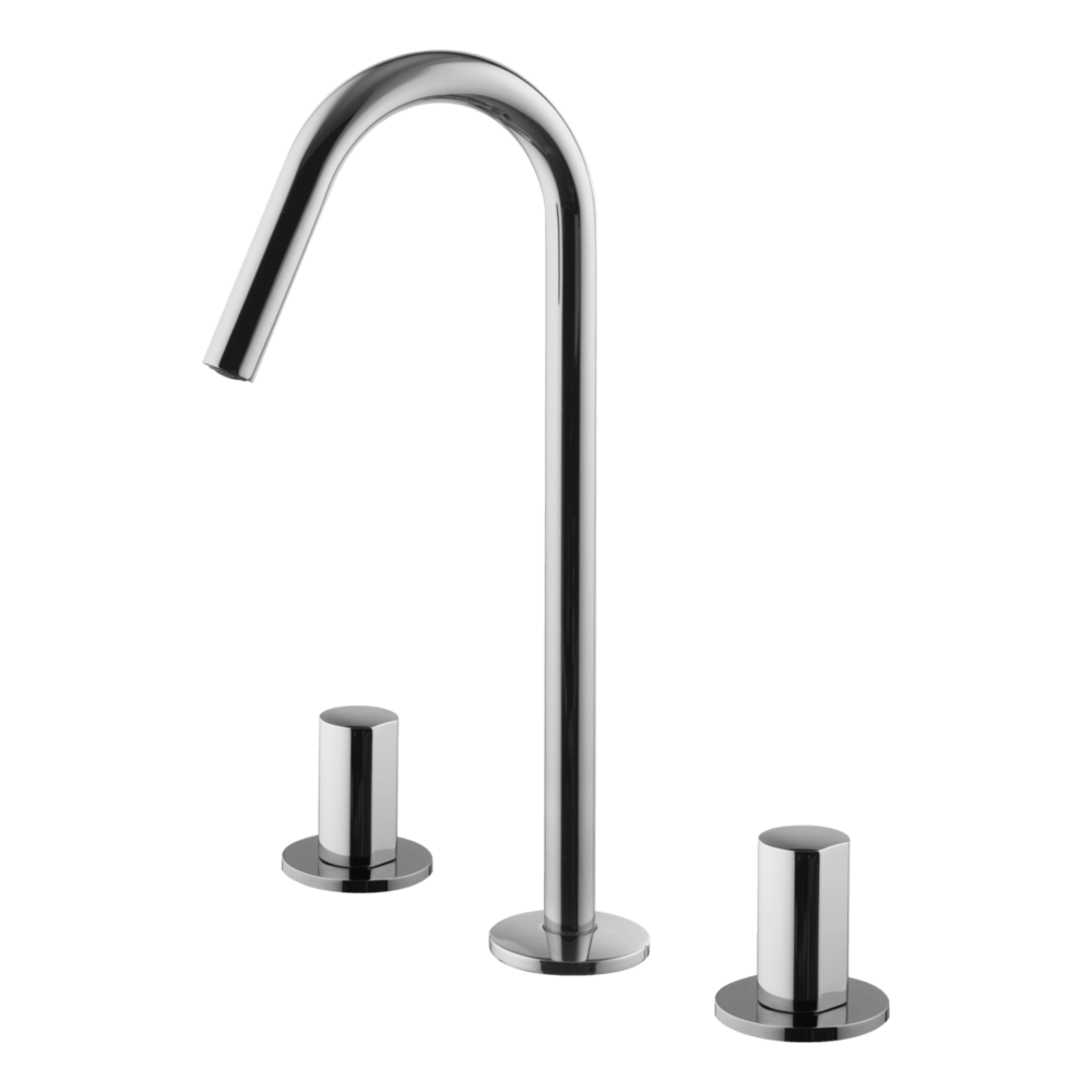 FIMA fima-so 3 Hole Basin Set Spout C 18mm with S4 Handles