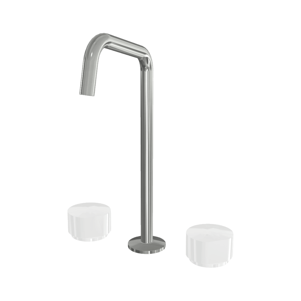 3 Hole Basin Set Spout D 18mm with S2 Handles - Image 2