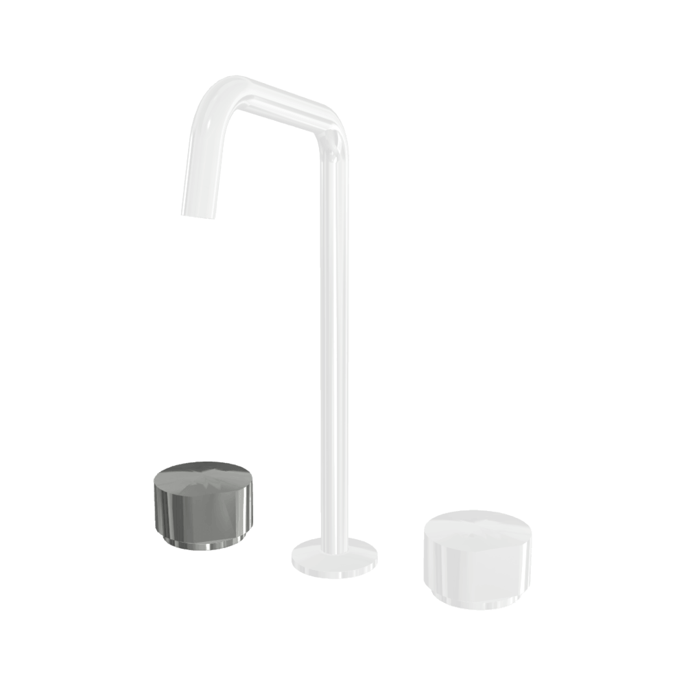 3 Hole Basin Set Spout D 18mm with S2 Handles - Image 3