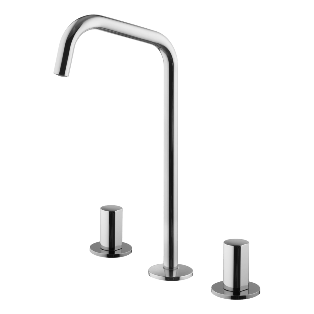 FIMA fima-so 3 Hole Basin Set Spout D 18mm with S4 Handles
