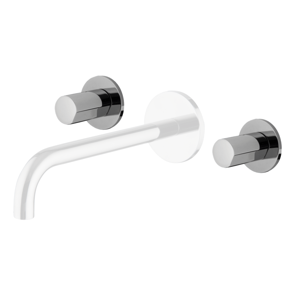3 Piece Wall Set 200mm Spout with S4 Handles - Image 3