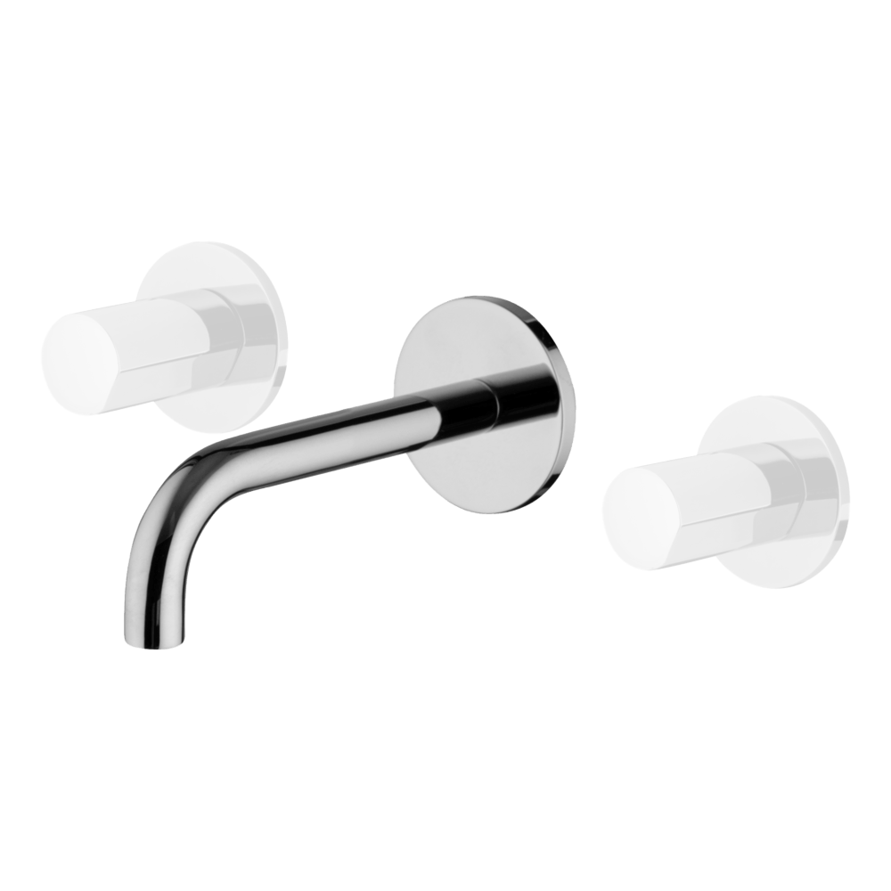 3 Piece Wall Set 150mm Spout with S4 Handles - Image 2