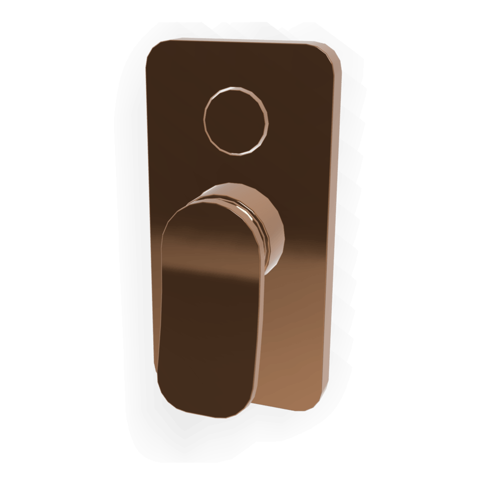 FIMA fima-flo Push Shower Divertor Mixer External Wall & Basin Mixers