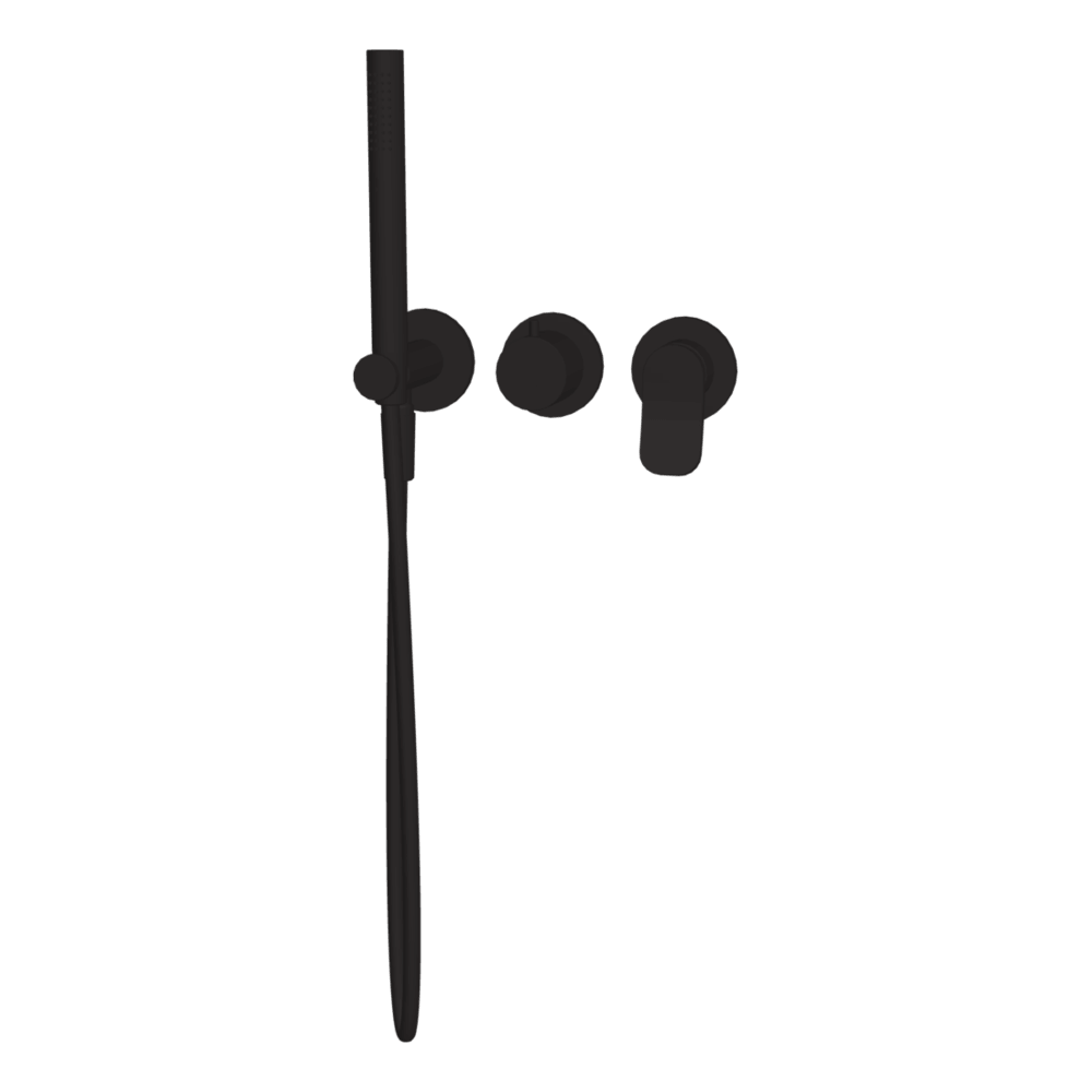 FIMA fima-flo Wall Bath Set with Shower Wall & Basin Mixers
