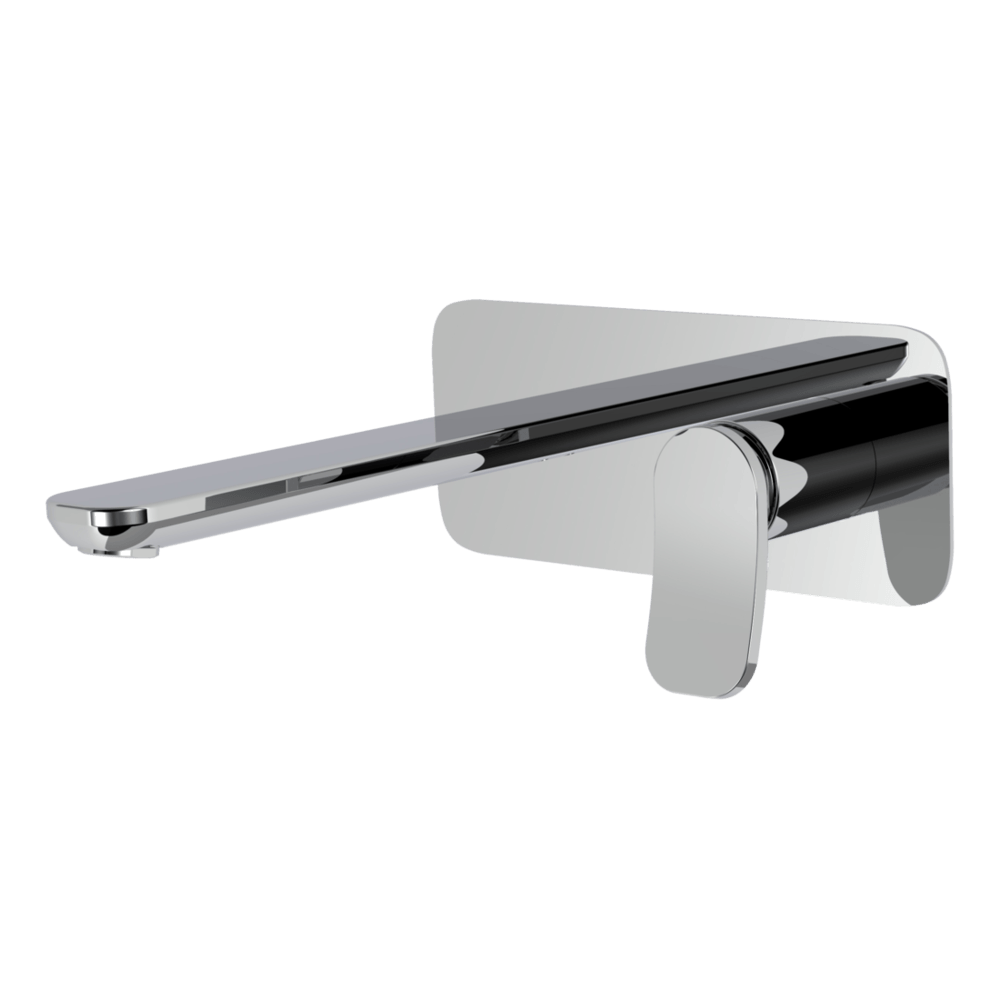 FIMA fima-flo Wall basin set 200mm with plate Bathroom Wall basin Set with spout on plate