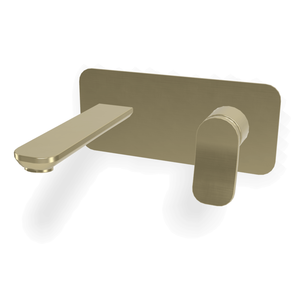 FIMA fima-flo Wall basin set 150mm with plate Bathroom Wall basin Set with spout on plate