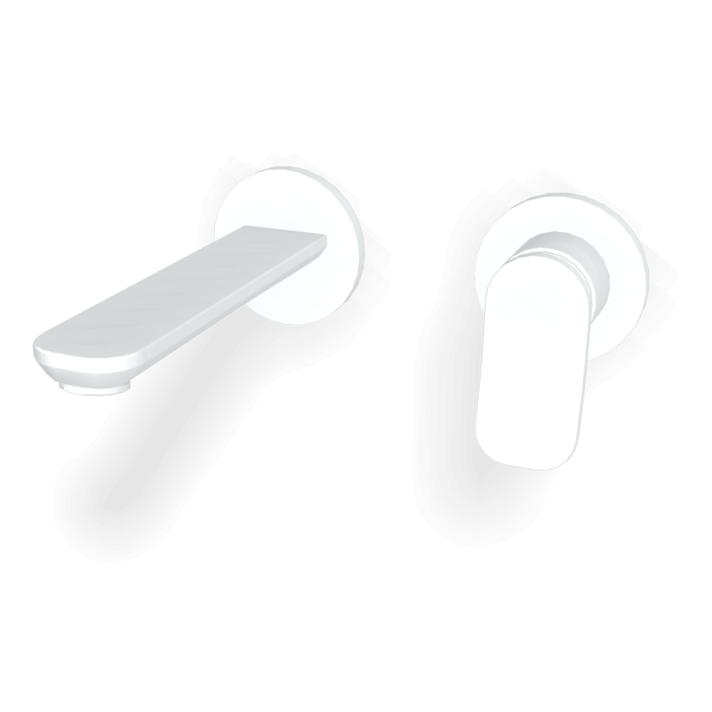 FIMA fima-flo Wall basin set 150mm without plate Bathroom Wall basin Set without spout on plate