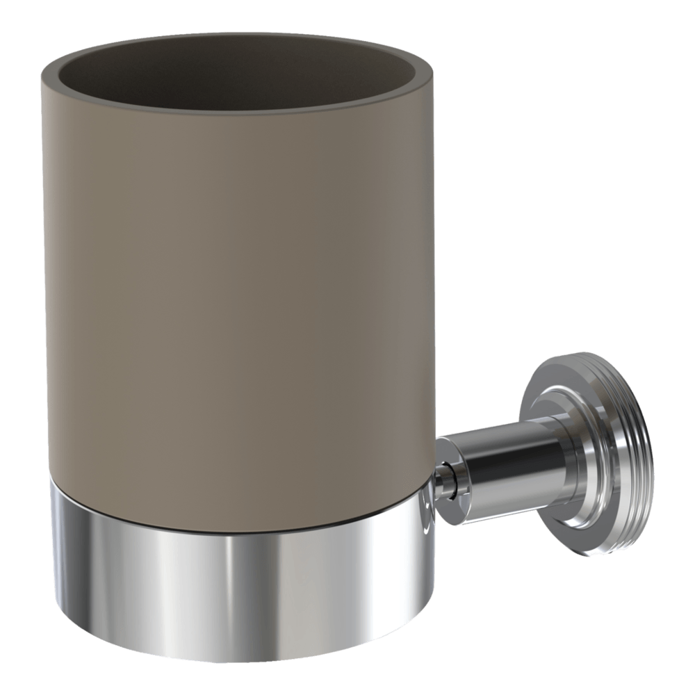 FIMA fima-park-lane Park Lane Toothbrush Holder with Taupe Inset