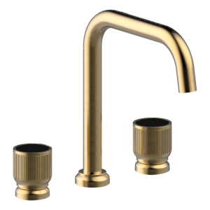 Lumiere Three Piece Basin Set Lead Free - Light Gold