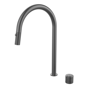 Abey abey-304 304 Pull out Spout push button with dual spray function kitchen mixer Kitchen Taps & Mixers