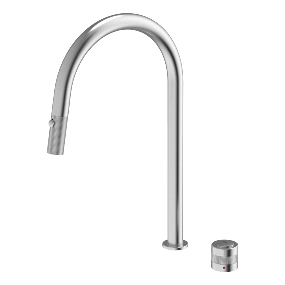 Abey abey-304 305 Pull out Spout push button with dual spray function kitchen mixer Kitchen Taps & Mixers